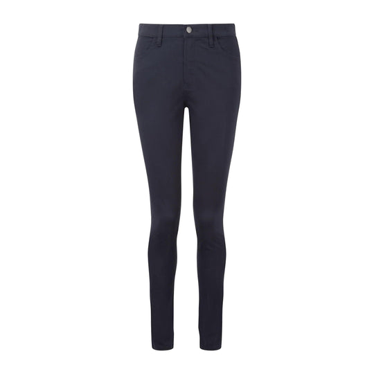 Schoffel Ladies Poppy slim-fit navy jeans with a high-rise waist and classic five-pocket design.
