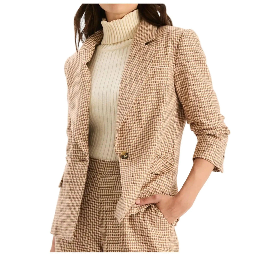 Tyler Boe Taylor Houndstooth Blazer-Women's Clothing-Kevin's Fine Outdoor Gear & Apparel