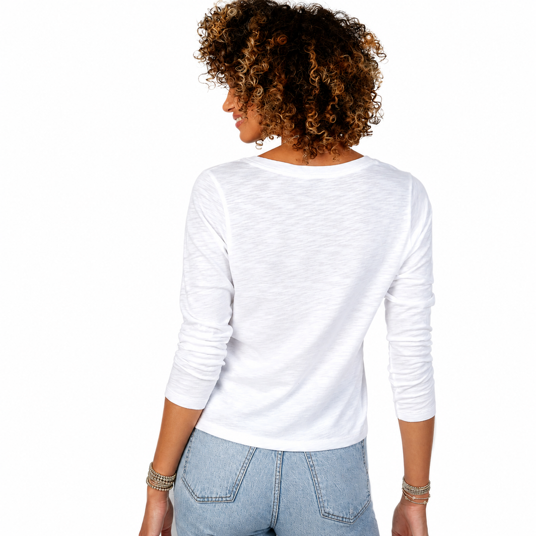 Erin Gray Vintage Low-Key Long Sleeve V-Neck-Women's Clothing-Kevin's Fine Outdoor Gear & Apparel