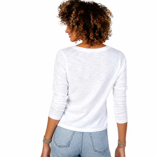 Erin Gray Vintage Low-Key Long Sleeve V-Neck-Women's Clothing-Kevin's Fine Outdoor Gear & Apparel