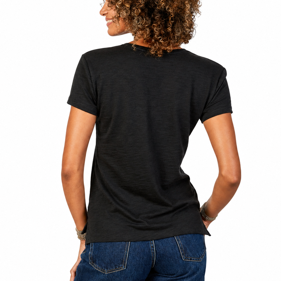 Erin Gray Women's Short Sleeve Jeans V Neck-Women's Clothing-Kevin's Fine Outdoor Gear & Apparel