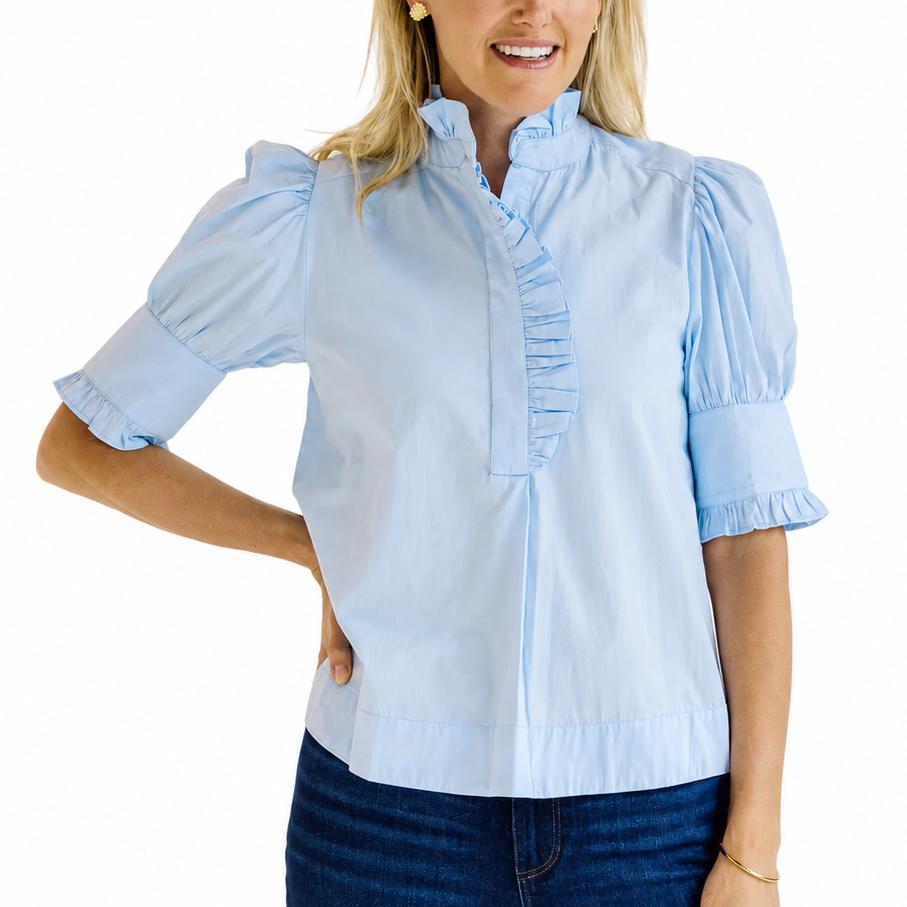Navy Bleu Westport Top-Women's Clothing-Carolina Blue-XS-Kevin's Fine Outdoor Gear & Apparel