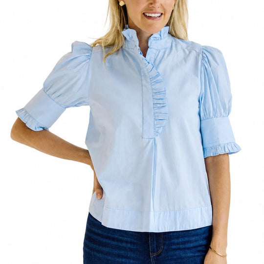 Navy Bleu Westport Top-Women's Clothing-Carolina Blue-XS-Kevin's Fine Outdoor Gear & Apparel