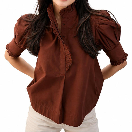 Navy Bleu Westport Top-Women's Clothing-Dark Brown-XS-Kevin's Fine Outdoor Gear & Apparel