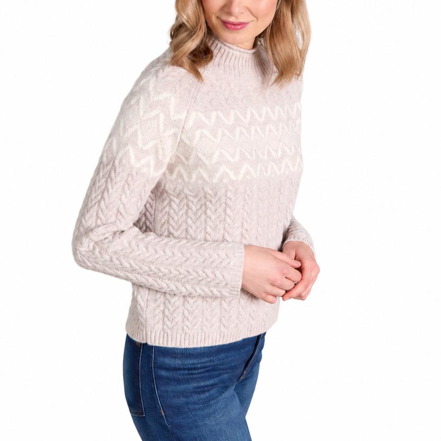Alashan Cashmere Merino Skye Cable Fair Isle w/ Angora-Women's Clothing-Kevin's Fine Outdoor Gear & Apparel