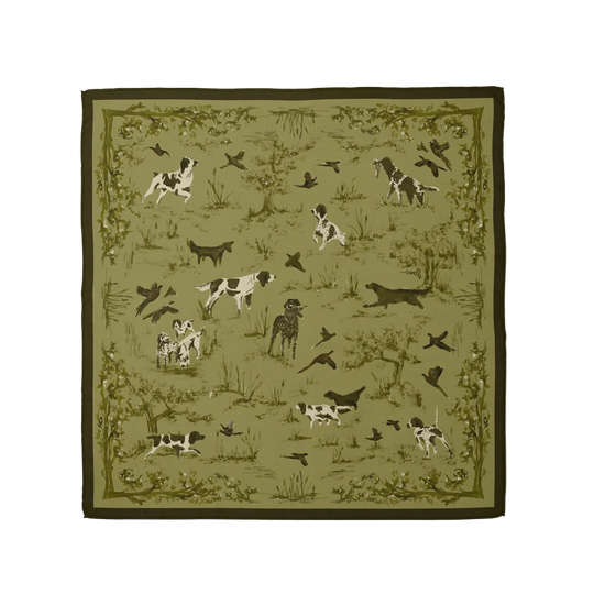 Bird Dog Silk Scarf-Women's Accessories-Kevin's Fine Outdoor Gear & Apparel