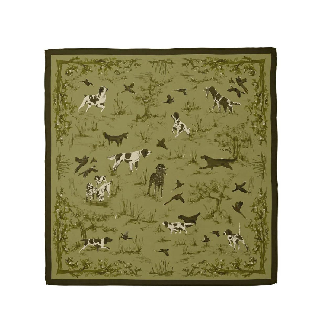 Bird Dog Silk Scarf-Women's Accessories-Kevin's Fine Outdoor Gear & Apparel