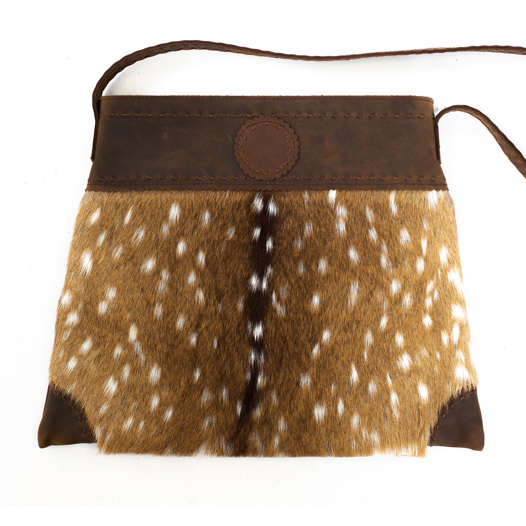 Cheyenne Axis Deer Hide Parker Hand Bag-Women's Accessories-Kevin's Fine Outdoor Gear & Apparel
