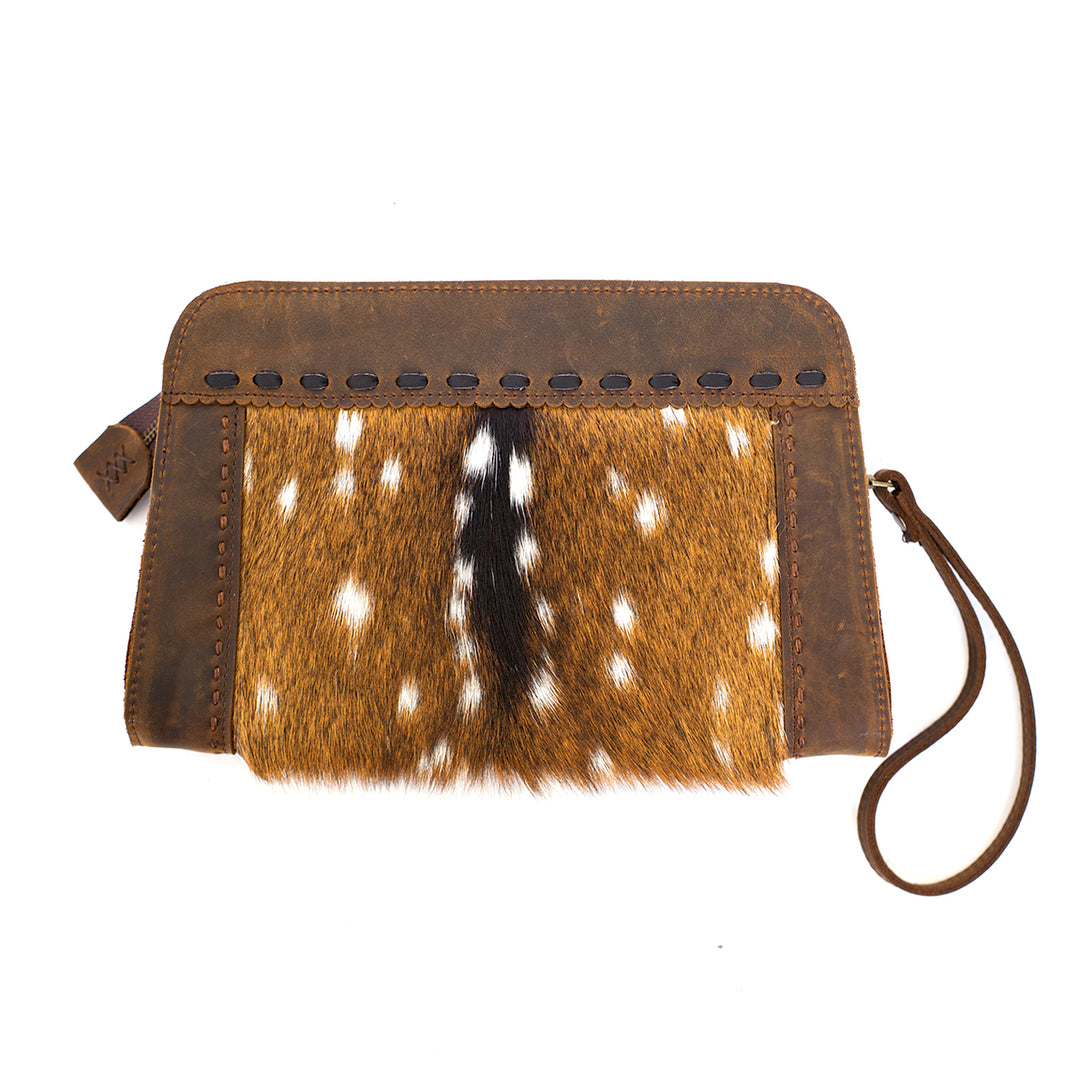 Cheyenne Axis Deer Hide Macy Hand Bag-Women's Accessories-Kevin's Fine Outdoor Gear & Apparel