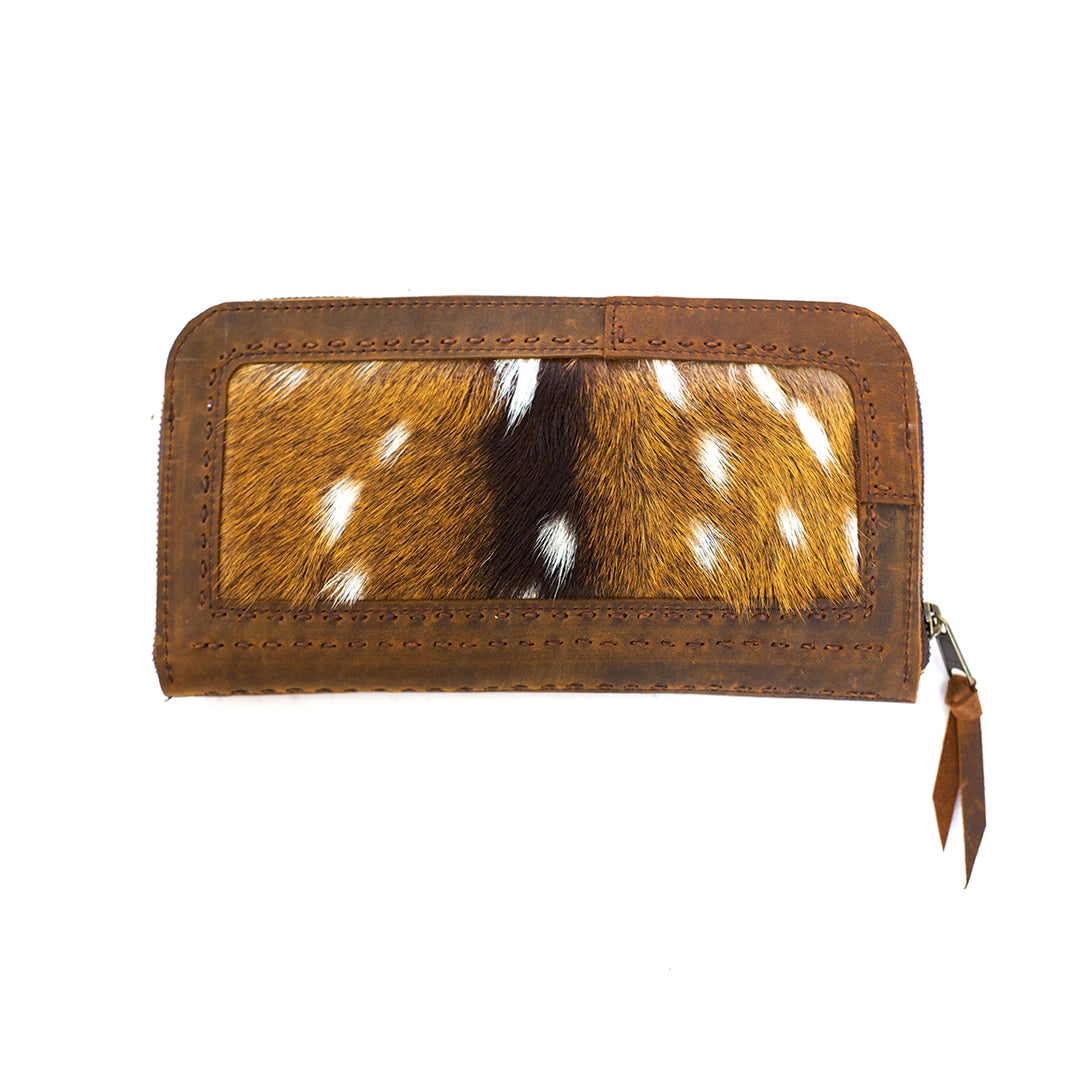 Cheyenne Axis Deer Hide Preston Hand Bag-Women's Accessories-Kevin's Fine Outdoor Gear & Apparel