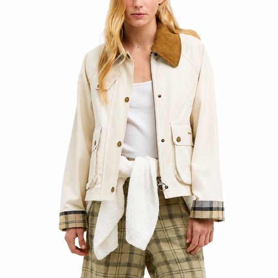 Barbour Cropped Beadnell Casual Jacket-Women's Clothing-Kevin's Fine Outdoor Gear & Apparel