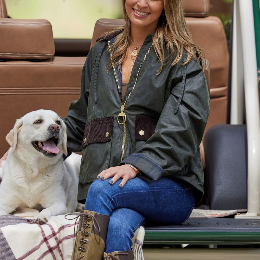 Barbour Carville Wax Jacket-Women's Clothing-Kevin's Fine Outdoor Gear & Apparel