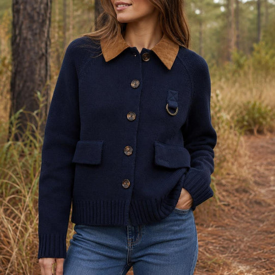 Barbour Alverstone Knitted Cardigan-Women's Clothing-Kevin's Fine Outdoor Gear & Apparel