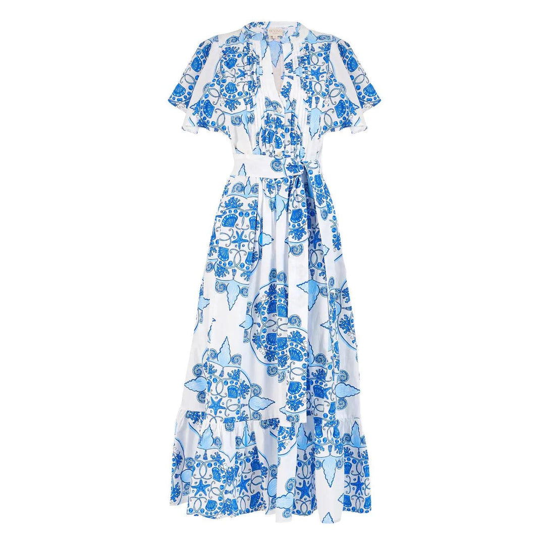 Beyond By Vera Leni Cotton Dress-Women's Clothing-Nautilus Aqua-XS-Kevin's Fine Outdoor Gear & Apparel