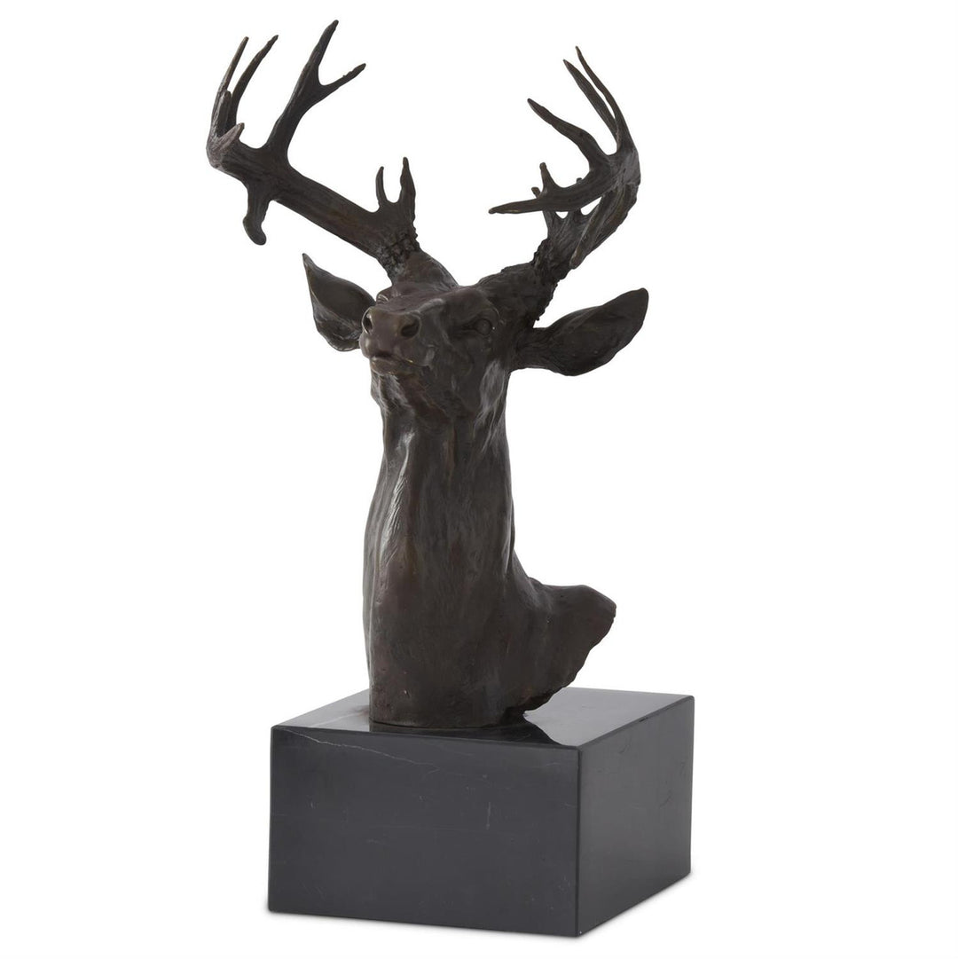 20" Bronze Deer Bust Sculpture-Home/Giftware-Kevin's Fine Outdoor Gear & Apparel