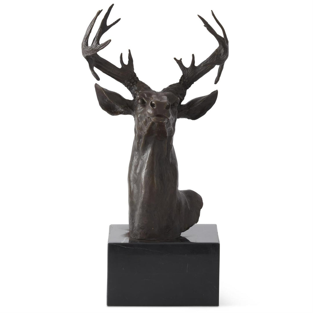 20" Bronze Deer Bust Sculpture-Home/Giftware-Kevin's Fine Outdoor Gear & Apparel
