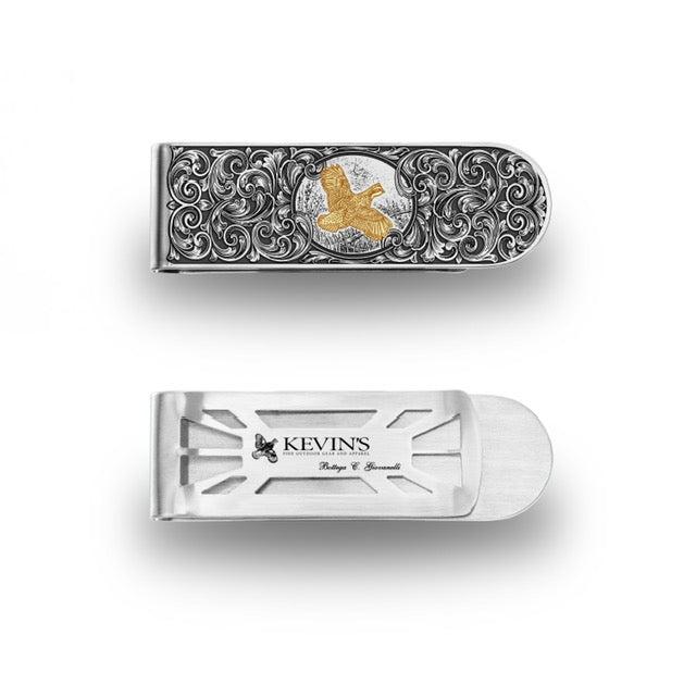 Kevin's Engraved Quail Money Clip-Men's Accessories-Kevin's Fine Outdoor Gear & Apparel