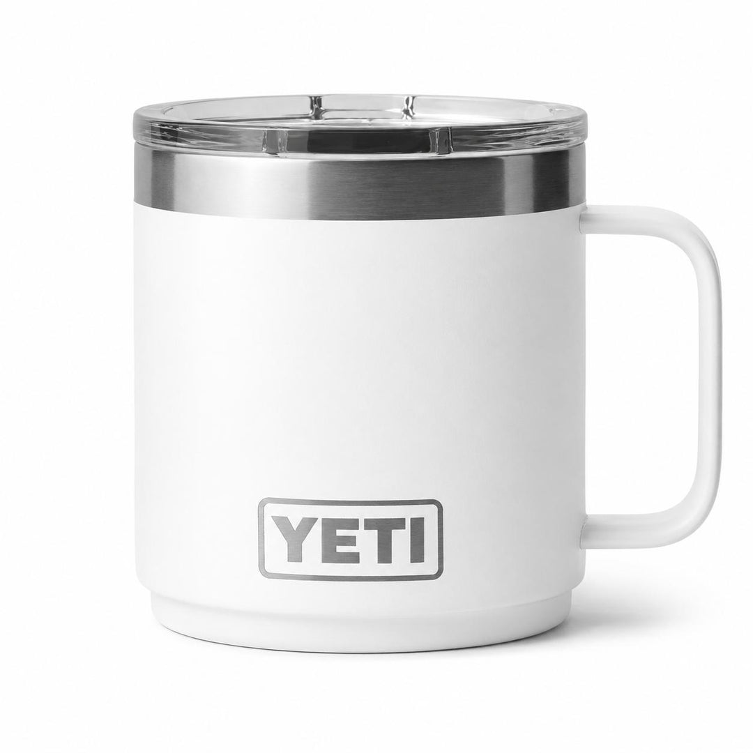 YETI Rambler 14 oz with Durasip Ceramic Lined Mug 2.0 with MagSlider Lid-Hunting/Outdoors-White-Kevin's Fine Outdoor Gear & Apparel