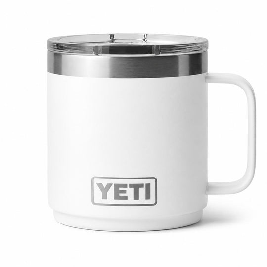 YETI Rambler 14 oz with Durasip Ceramic Lined Mug 2.0 with MagSlider Lid-Hunting/Outdoors-White-Kevin's Fine Outdoor Gear & Apparel