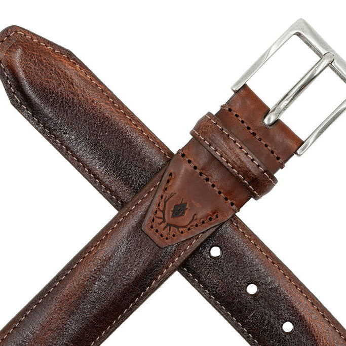 Martin Dingman Perry Shrunken Italian Belt-Men's Accessories-Kevin's Fine Outdoor Gear & Apparel