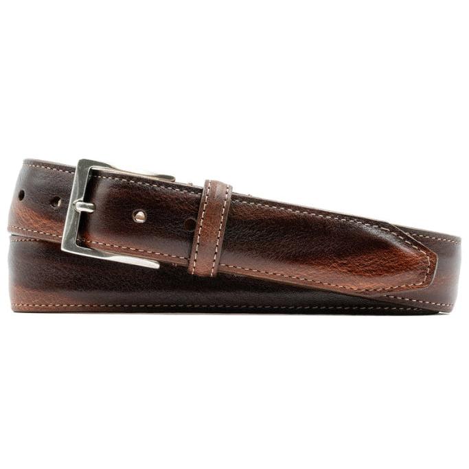 Martin Dingman Perry Shrunken Italian Belt-Men's Accessories-Chestnut-32-Kevin's Fine Outdoor Gear & Apparel