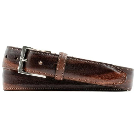 Martin Dingman Perry Shrunken Italian Belt-Men's Accessories-Chestnut-32-Kevin's Fine Outdoor Gear & Apparel