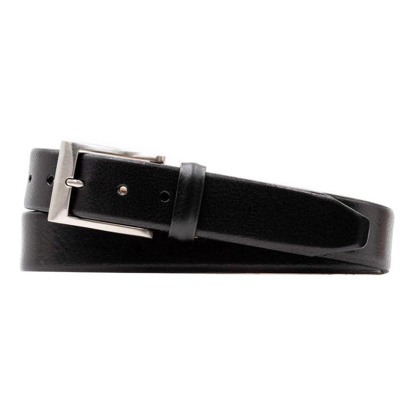 Martin Dingman Luca Luxe Italian Calf Leather Belt-Men's Accessories-Black-30-Kevin's Fine Outdoor Gear & Apparel