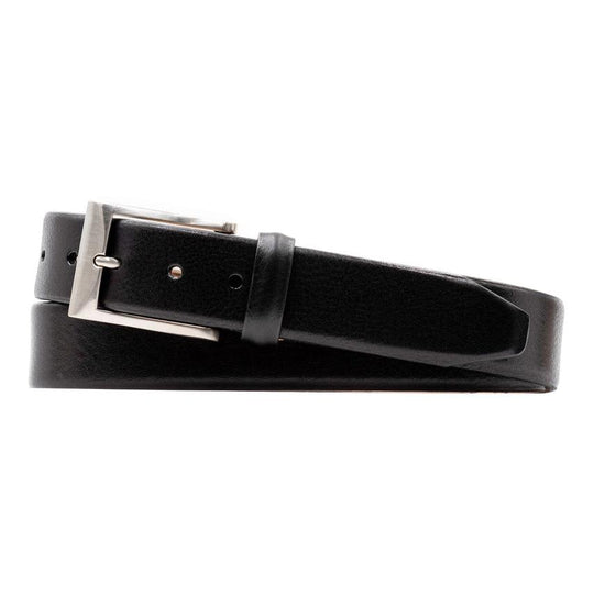 Martin Dingman Luca Luxe Italian Calf Leather Belt-Men's Accessories-Black-30-Kevin's Fine Outdoor Gear & Apparel