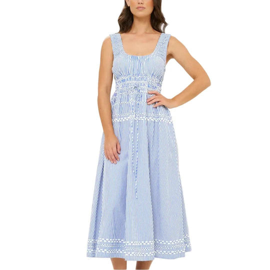 Oliphant Harper Dress-Women's Clothing-Sconset Blue-XS-Kevin's Fine Outdoor Gear & Apparel