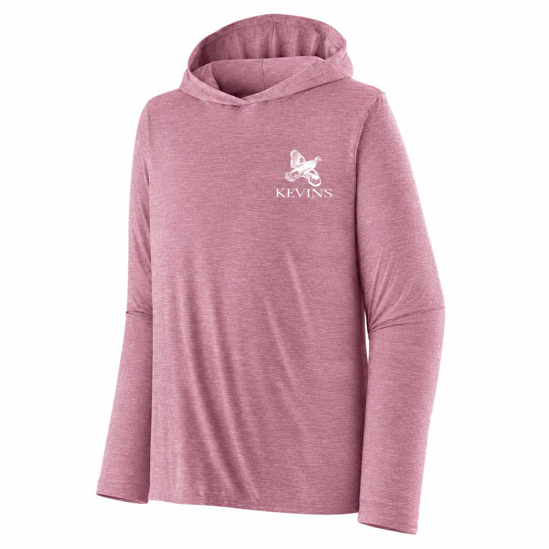 Kevin's Patagonia Long Sleeve Logo Cool Hoodie-Women's Clothing-Milkweed Mauve-XS-Kevin's Fine Outdoor Gear & Apparel