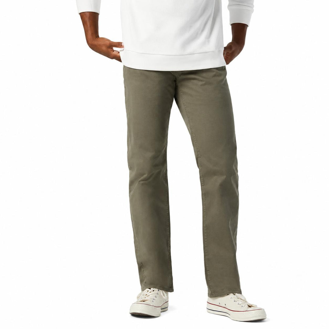 Mavi Men's Zach Straight Leg Twill Stretch Jeans-Men's Clothing-Dusty Olive Twill-28-30-Kevin's Fine Outdoor Gear & Apparel