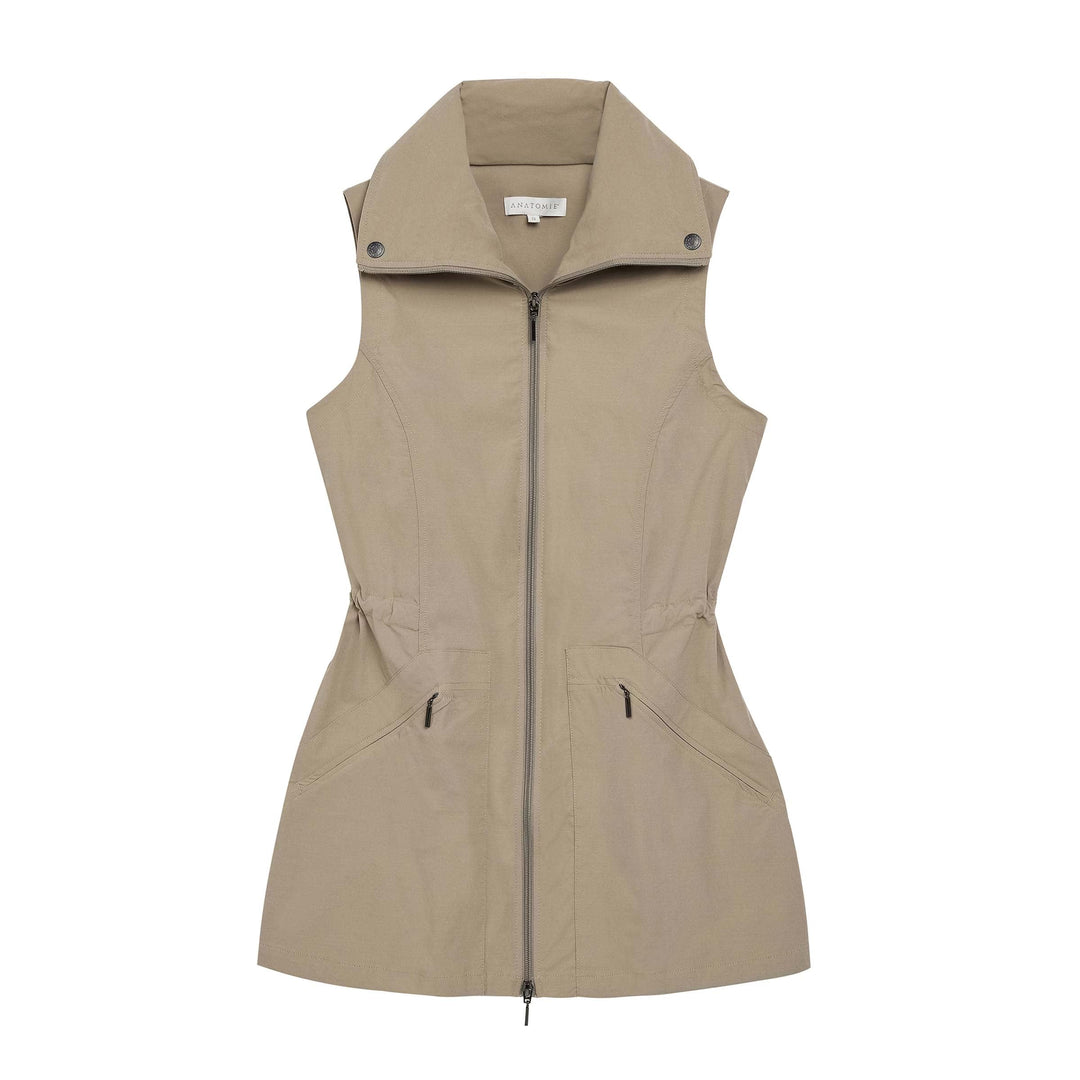 Anatomie Delaney Travel Vest-Women's Clothing-Khaki-XS-Kevin's Fine Outdoor Gear & Apparel