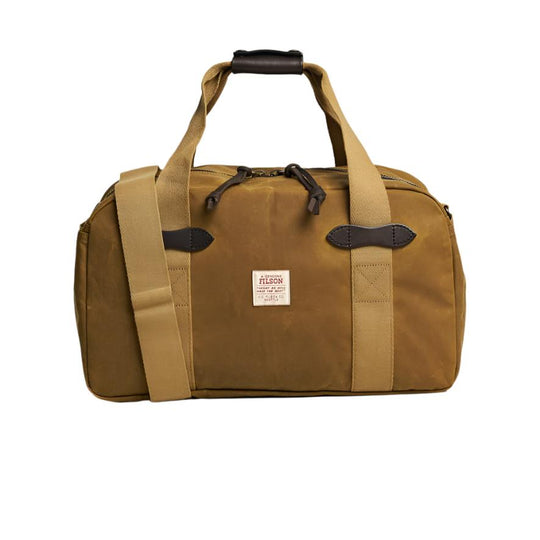 Filson Tin Cloth Small Duffle Bag-Luggage-Dark Tan-Kevin's Fine Outdoor Gear & Apparel