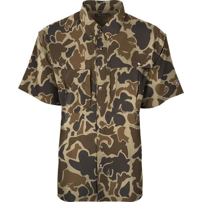 Drake EST Camo Flyweight Wingshooter's Shirt-Men's Clothing-Old School-S-Kevin's Fine Outdoor Gear & Apparel