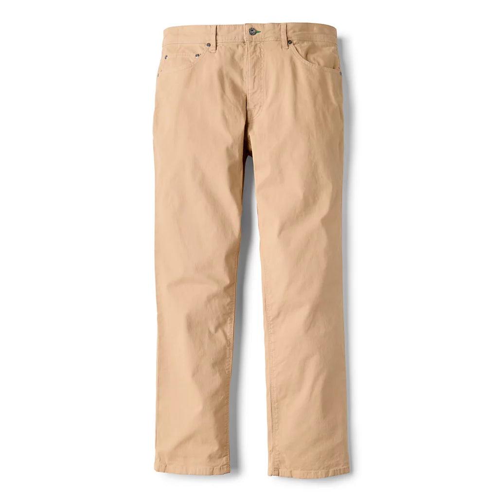 Orvis 1856 5-Pocket Stretch Twill Pants-Men's Clothing-Desert Khaki-33-30-Kevin's Fine Outdoor Gear & Apparel
