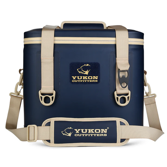 Yukon Outfitters 30 Can Tech Cooler-Hunting/Outdoors-Navy/Tan-Kevin's Fine Outdoor Gear & Apparel