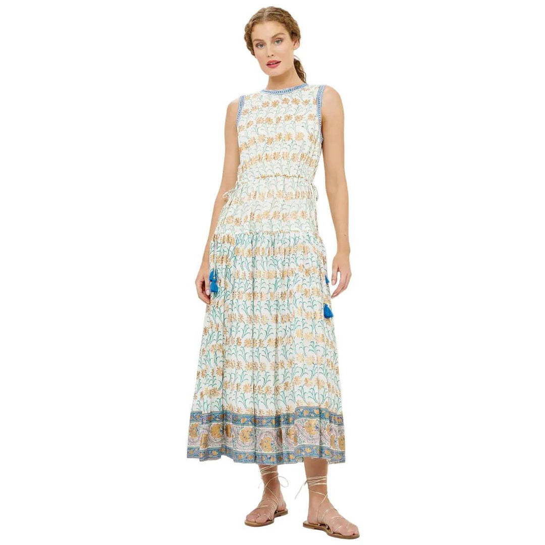 Oliphant Sleeveless Piped Maxi-Women's Clothing-Geneva Green-XS-Kevin's Fine Outdoor Gear & Apparel