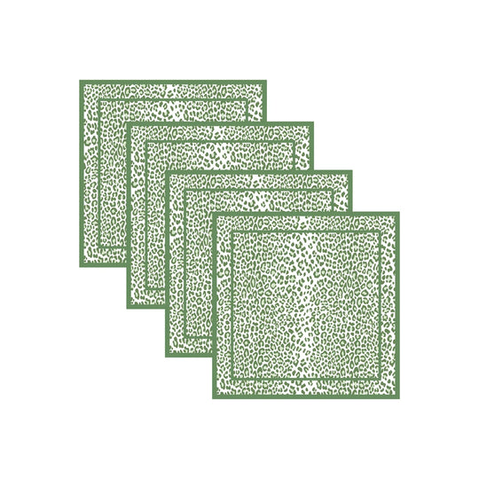 Beatriz Ball Linen Leopard Napkins (Set of 4)