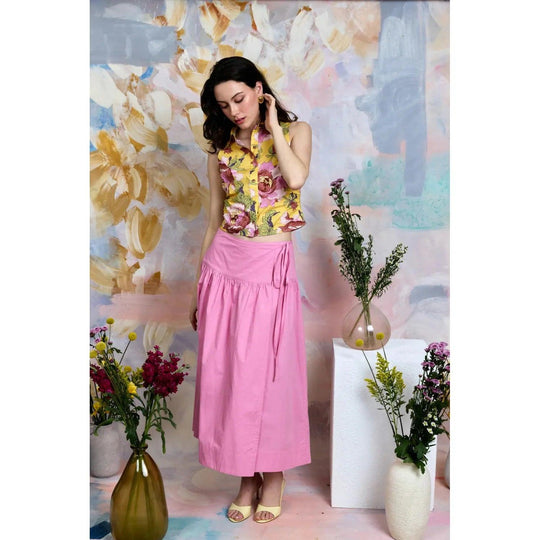 Love The Label Taylor Wrap Skirt-Women's Clothing-Kevin's Fine Outdoor Gear & Apparel