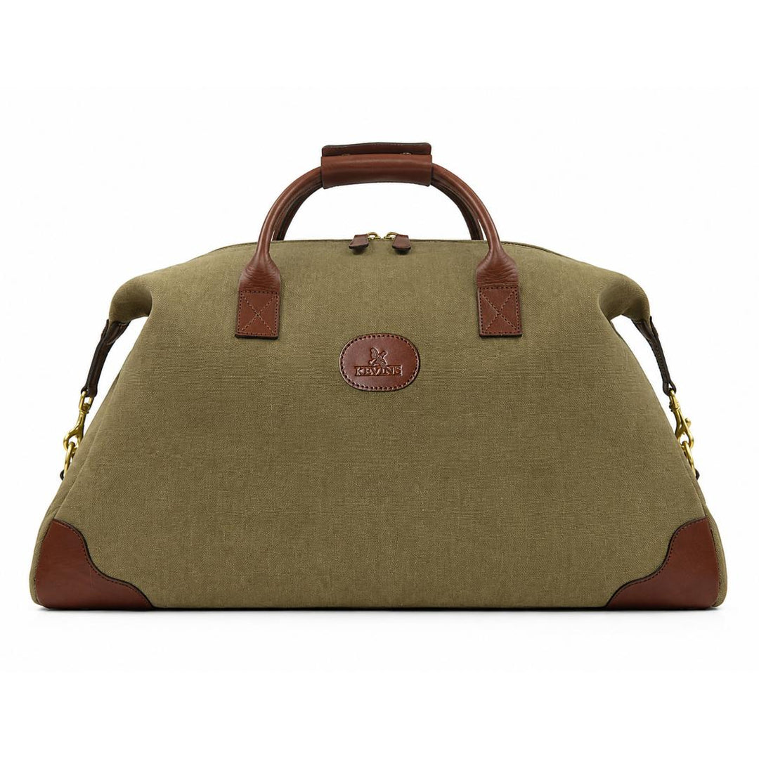 Kevin's Holdall Canvas & Leather Duffle Bag-Luggage-Kevin's Fine Outdoor Gear & Apparel