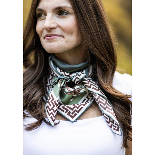 Quail Pair Silk Scarf-Kevin's Fine Outdoor Gear & Apparel