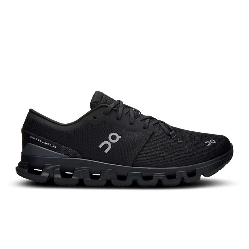 On Running Men's Cloud X 4 Shoes-Men's Footwear-Black | Eclipse-8-Kevin's Fine Outdoor Gear & Apparel