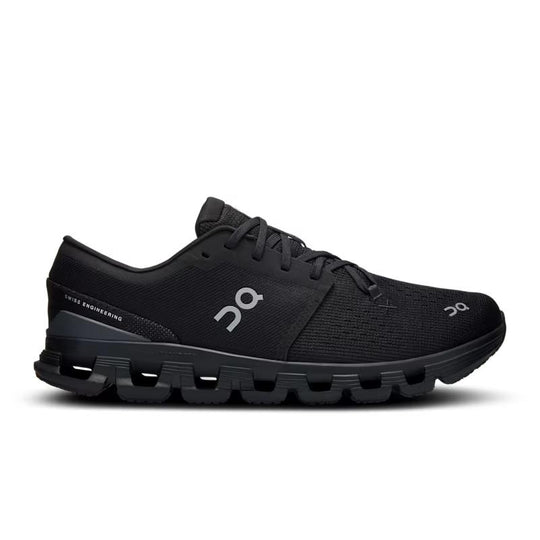 On Running Men's Cloud X 4 Shoes-Men's Footwear-Black | Eclipse-8-Kevin's Fine Outdoor Gear & Apparel