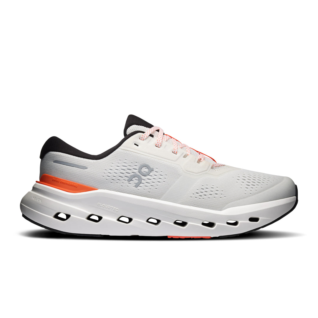 On Running Men's Cloudrunner 3 Shoes-Men's Footwear-Ivory | Flame-8-Kevin's Fine Outdoor Gear & Apparel