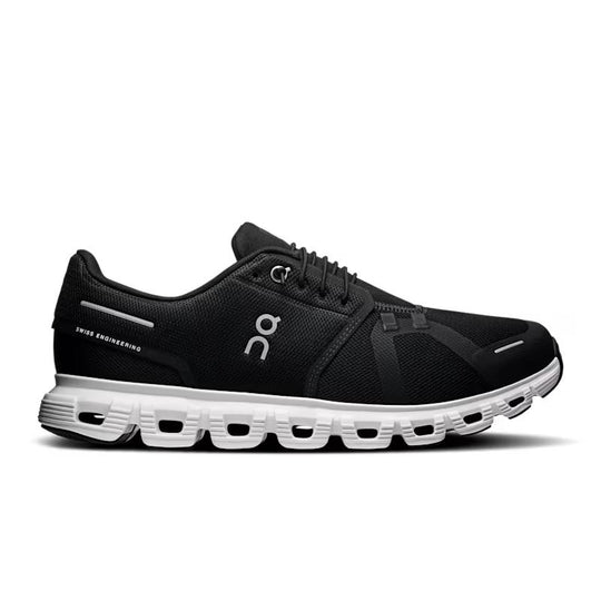 On Running Cloud 6 Wide Men's Shoes-Men's Footwear-Black | White-8-Kevin's Fine Outdoor Gear & Apparel