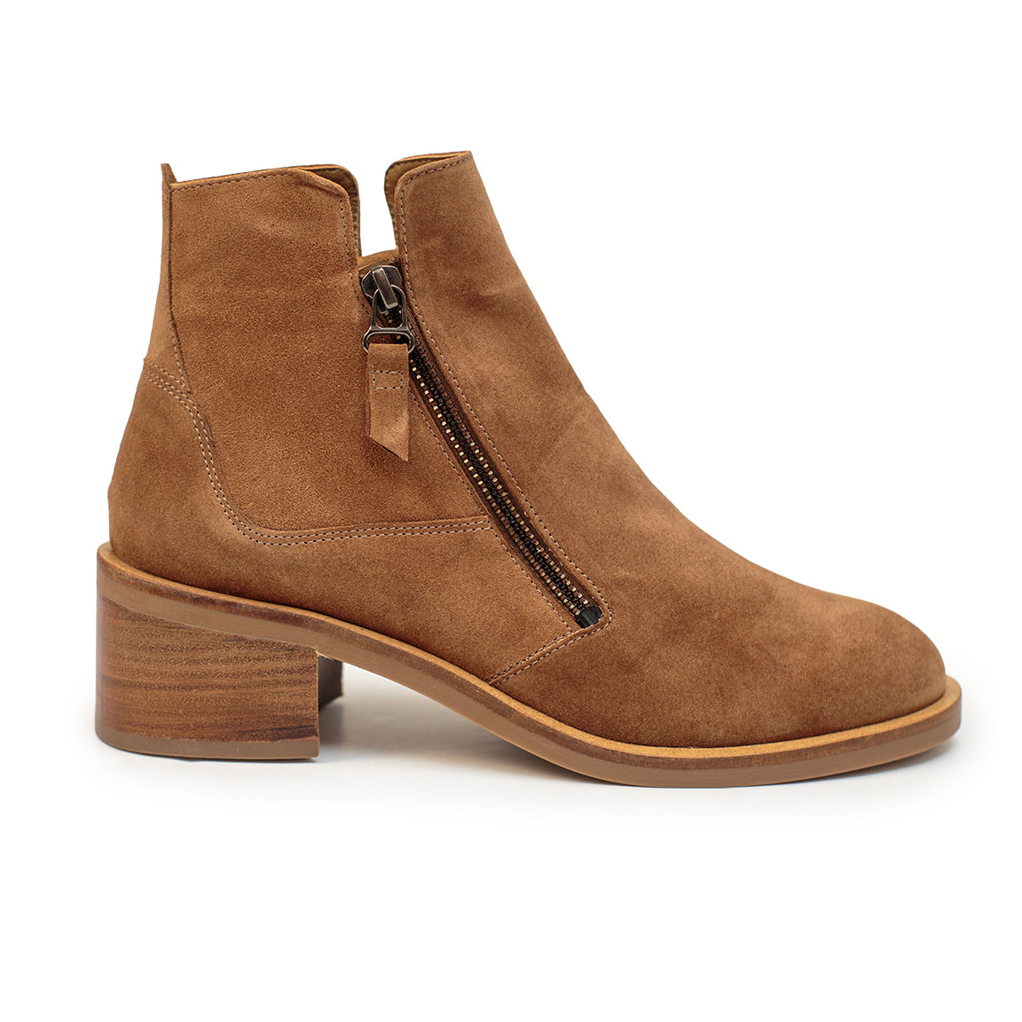 Softwaves Brenna Zip-Up Boot-Women's Footwear-Tobacco-EU 36 | US 6-Kevin's Fine Outdoor Gear & Apparel