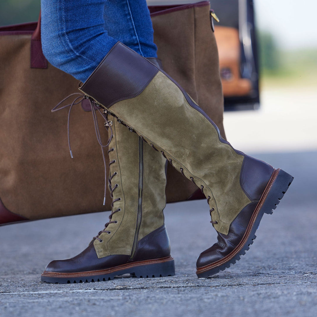 Kevin's Lace-Up Softwaves Boot w/ Side Zip
