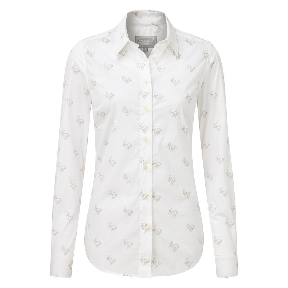 Schoffel Ladies Norfolk Shirt-Women's Clothing-Marble Hare-US4/UK8-Kevin's Fine Outdoor Gear & Apparel