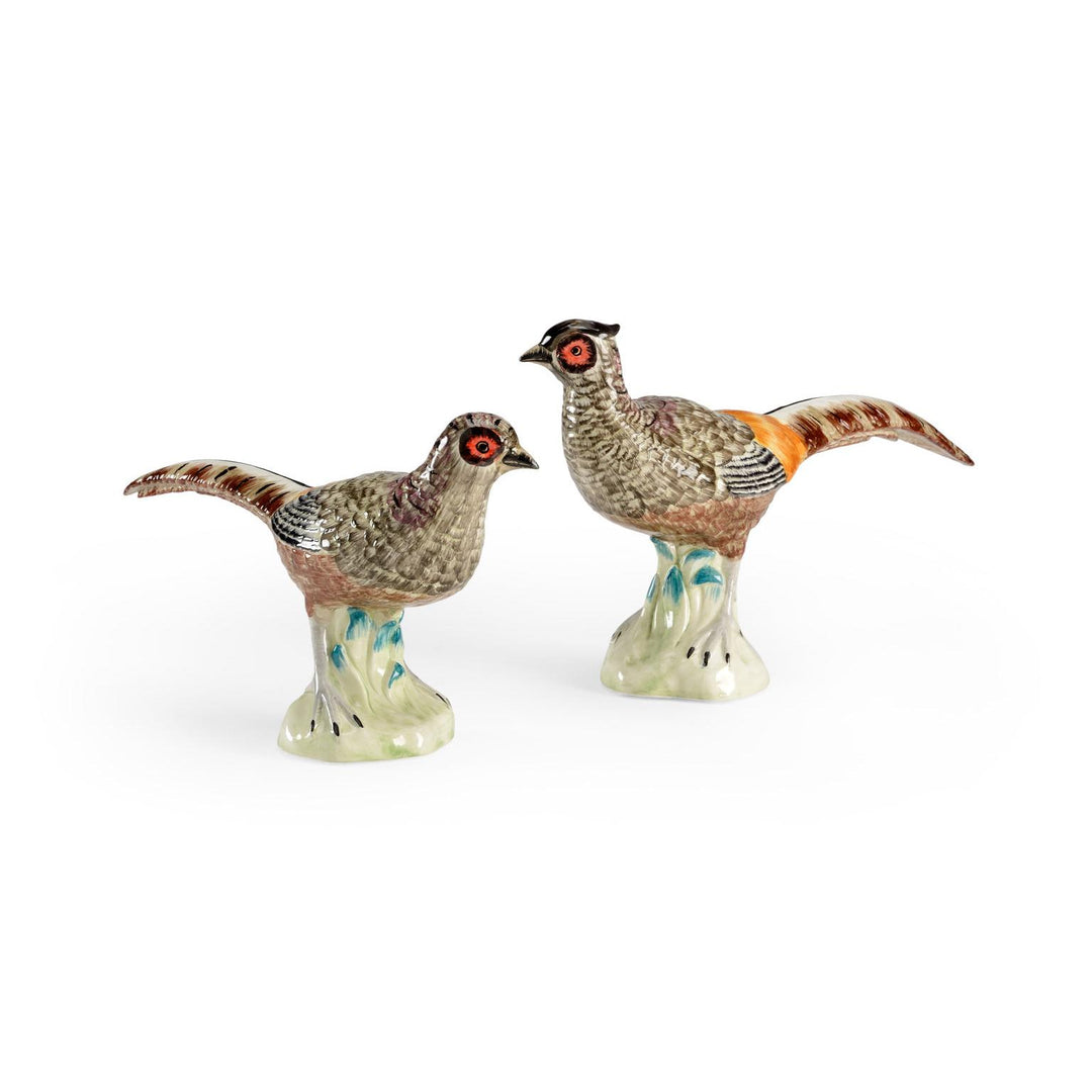 Elegant Euro Ceramic Pheasants (Set of 2)-Home/Giftware-Kevin's Fine Outdoor Gear & Apparel