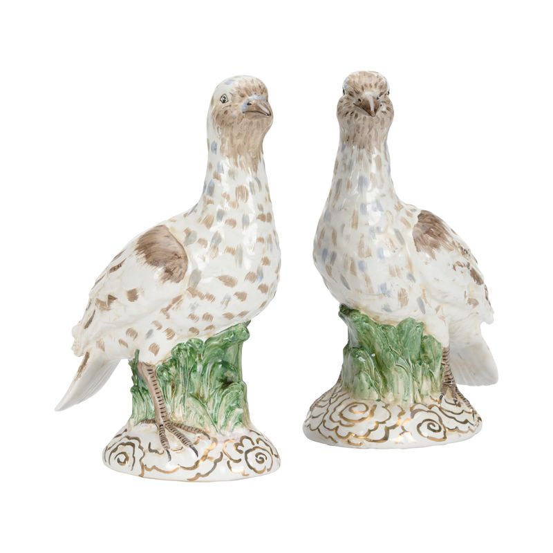 Elegant Ceramic Dove Set of 2-Home/Giftware-Kevin's Fine Outdoor Gear & Apparel